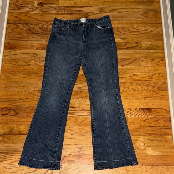 White House Black Market Denim - White House Black Market‎ Dark Blue Flare Jeans size 8R